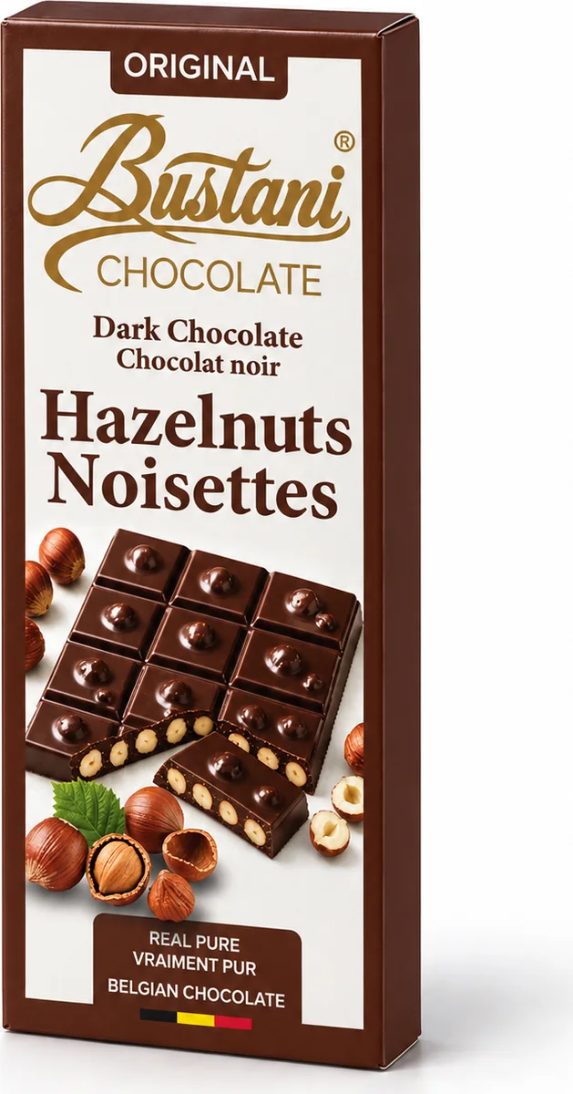 Dark chocolate hazelnut bar